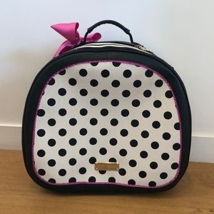 Betsey Johnson Hat Box Round Weekender Bag